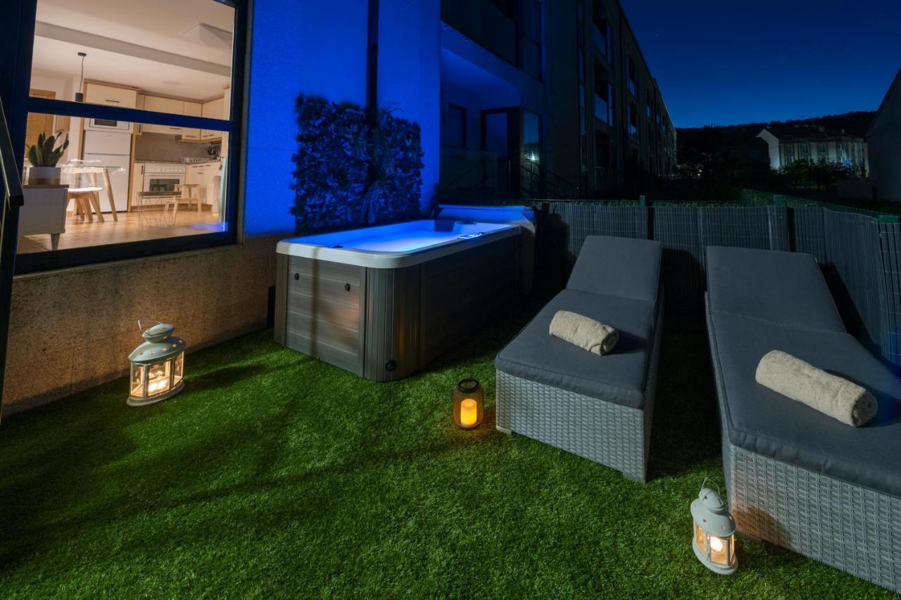 Апартаменты Garden Fisterra - Jacuzzi, Jardin Privado Y Vista Mar Экстерьер фото