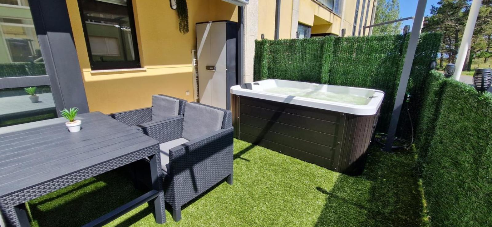 Апартаменты Garden Fisterra - Jacuzzi, Jardin Privado Y Vista Mar Экстерьер фото